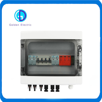 PV4/1 4 Strings Solar PV Combiner Box 4 In 1 Out Plastic Combiner Box 15A