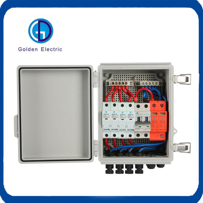 Plastic Solar PV Combiner Box 2/3/4 input 1 output DC500V DC1000V