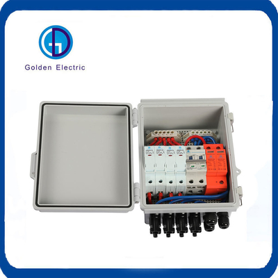 Plastic Solar PV Combiner Box 2/3/4 input 1 output DC500V DC1000V