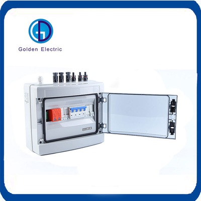 DC Circuit 2 String Pv Combiner Box Waterproof Photovoltatic 1000V Solar Distribution Box