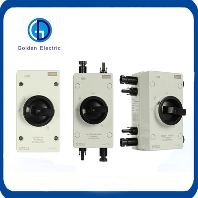 Mc4 Connector PV Array DC Isolator Switch for Upside Input Wiring and Plug-In Run
