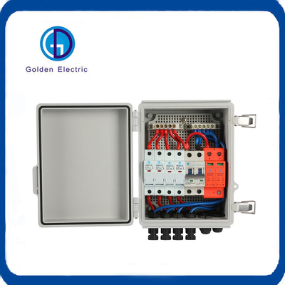 Plastic Shell 6 Ways Solar Panel Combiner Box All Packaged For Solar Power System