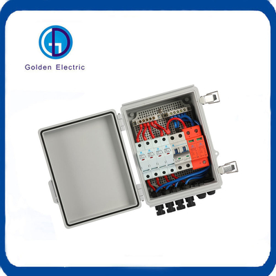 Plastic Shell 6 Ways Solar Panel Combiner Box All Packaged For Solar Power System