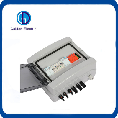Plastic DC Solar PV Combiner Box 550V 4input 1output PV Box With Monitoring