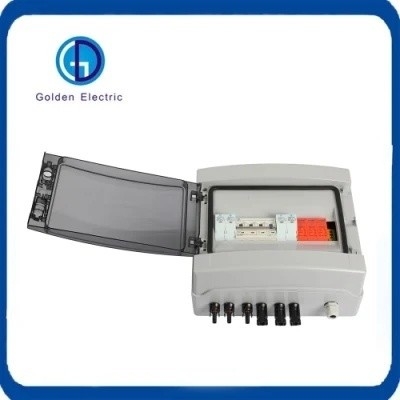Plastic DC Solar PV Combiner Box 550V 4input 1output PV Box With Monitoring