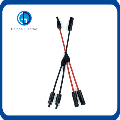 Waterproof IP67 Mc4 Cable Connector with DC/DC Interface Type Copper Terminal Material