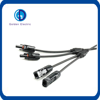 Waterproof IP67 Mc4 Cable Connector with DC/DC Interface Type Copper Terminal Material