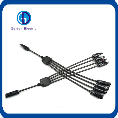 4 Input 1 Output Connector with Branch Cable UL94V-0 Flame Class and High Power