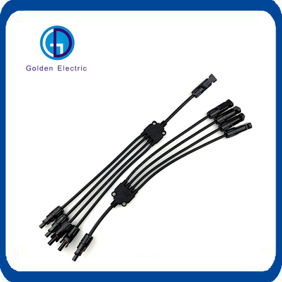 4 Input 1 Output Connector with Branch Cable UL94V-0 Flame Class and High Power