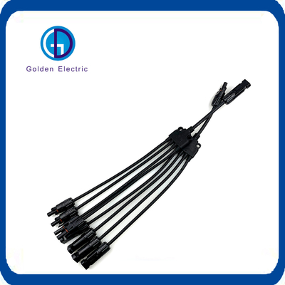 4 Input 1 Output Connector with Branch Cable UL94V-0 Flame Class and High Power