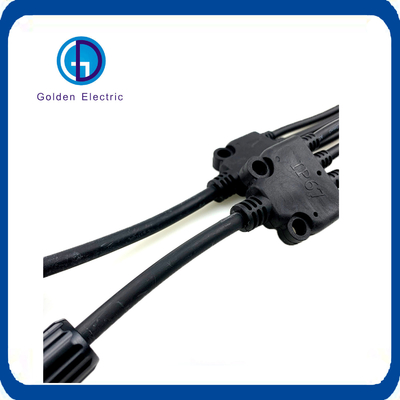 4 Input 1 Output Connector with Branch Cable UL94V-0 Flame Class and High Power