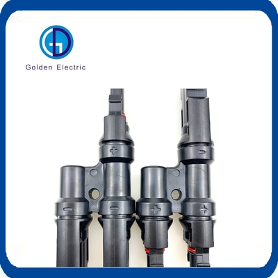 US 0.8/Piece Rated Voltage 600V UL Mc4 Solar Connector 2 in 1 Branch Multiple PV Connector