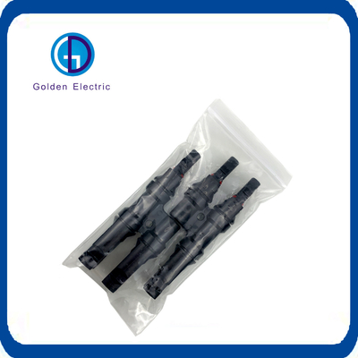 US 0.8/Piece Rated Voltage 600V UL Mc4 Solar Connector 2 in 1 Branch Multiple PV Connector