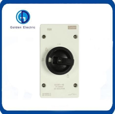 Customizable IP66 Solar DC Isolator Switch Easy Operation with Real Time Detection