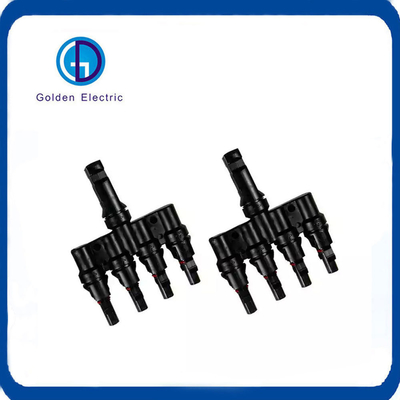 IP67 Protection Degree Adaptor PV Connector 1500V/30A T4 4 in 1 for Solar Energy System