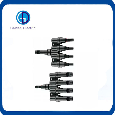 IP67 Protection Degree Adaptor PV Connector 1500V/30A T4 4 in 1 for Solar Energy System