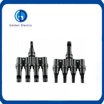 IP67 Protection Degree Adaptor PV Connector 1500V/30A T4 4 in 1 for Solar Energy System