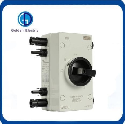 Waterproof DC Solar Isolator Switch Grey Generator 4P Transfer Switch
