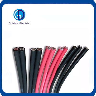 10 mm2 16 mm2 Rode/Zwarte zonnecabel Zonne-PV-kabel voor zonne-installaties Distributiesysteem
