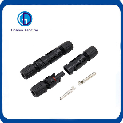 Copper Terminal Mc4 Solar Cable Connector for IP67 Rated PV Panels in Energy System