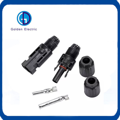 Copper Terminal Mc4 Solar Cable Connector for IP67 Rated PV Panels in Energy System