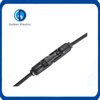 Copper Terminal Mc4 Solar Cable Connector for IP67 Rated PV Panels in Energy System