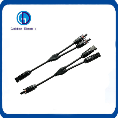 1000V Mc4 Y টাইপ সংযোগকারী PV শক্তি সিস্টেমের জন্য PV004-2t1 DC 2 থেকে 1 ওয়্যার