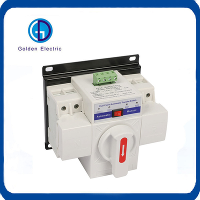 ATS 63A 2P Manual Changeover Switch For Dual Power Generator System