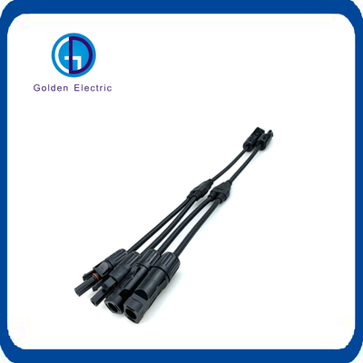 IP67 2 Pin PV Female Mc4 Connector Explosion Proof With Safety Lock System