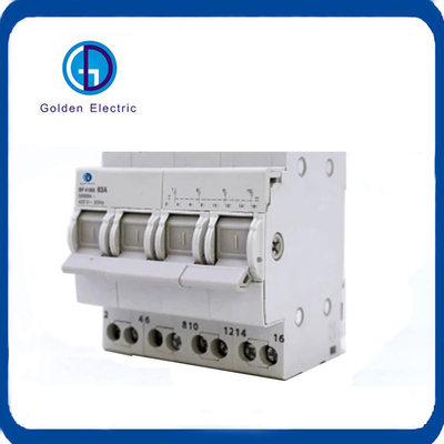DIN Rail Mounted Modular Manual Transfer Switch 4P 32A with Dual Output