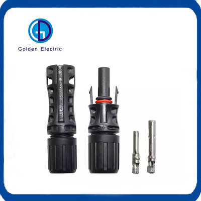 Wear Resistant MC4 Chassis Connector 1500V DC 30A with Lightning Protection