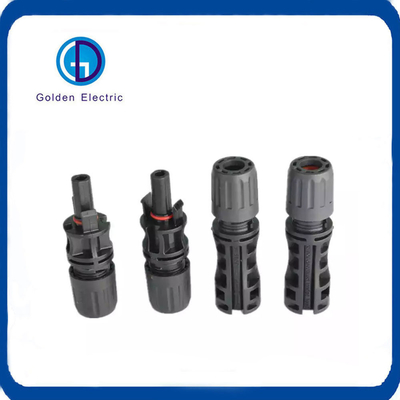 Wear Resistant MC4 Chassis Connector 1500V DC 30A with Lightning Protection