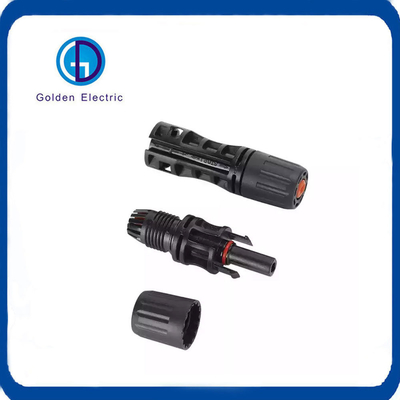 Wear Resistant MC4 Chassis Connector 1500V DC 30A with Lightning Protection