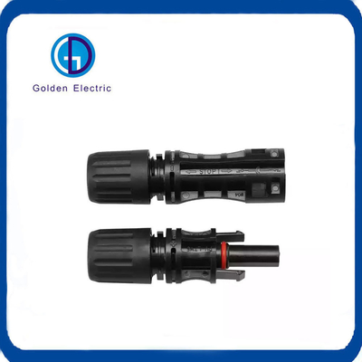 Wear Resistant MC4 Chassis Connector 1500V DC 30A with Lightning Protection