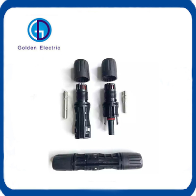 Wear Resistant MC4 Chassis Connector 1500V DC 30A with Lightning Protection