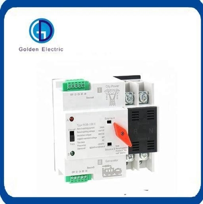 DIN Rail W2r Auto Changeover Switch For Solar Power PV System Customizable