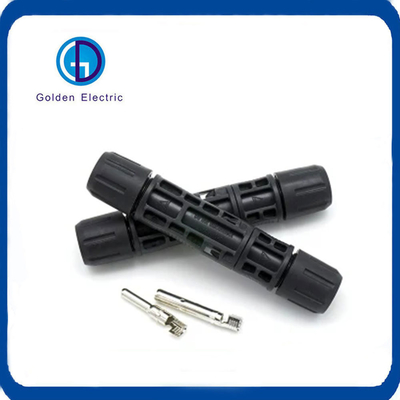 30A সৌর PV নিরাপত্তা অপারেশন 6mm2 Mc4 সংযোগকারী পুরুষ এবং মহিলা সংযোগকারী