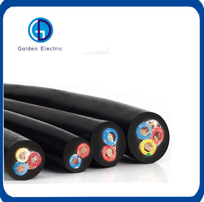750V 3 Core 1.5mm2 Flexible Solar Panel DC Wire Rubber Insulated Sheathed
