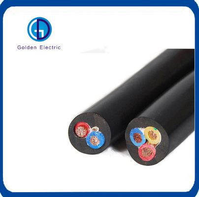 750V 3 Core 1.5mm2 Flexible Solar Panel DC Wire Rubber Insulated Sheathed