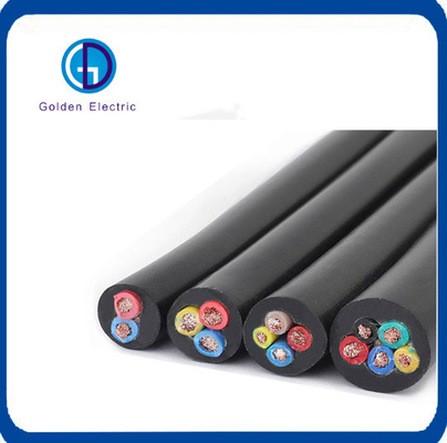 750V 3 Core 1.5mm2 Flexible Solar Panel DC Wire Rubber Insulated Sheathed
