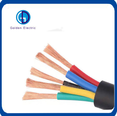 750V 3 Core 1.5mm2 Flexible Solar Panel DC Wire Rubber Insulated Sheathed