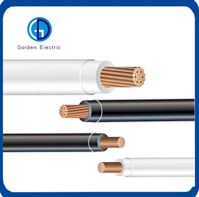 Black PVC Insulation Copper PV Wire Water Resistant with Nylon Jacket 5.5mm