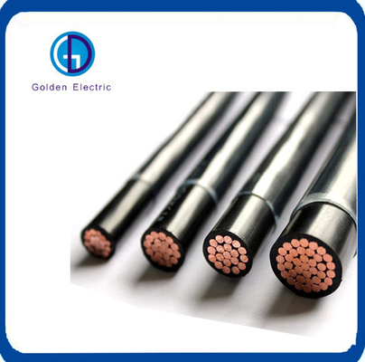 Black PVC Insulation Copper PV Wire Water Resistant with Nylon Jacket 5.5mm