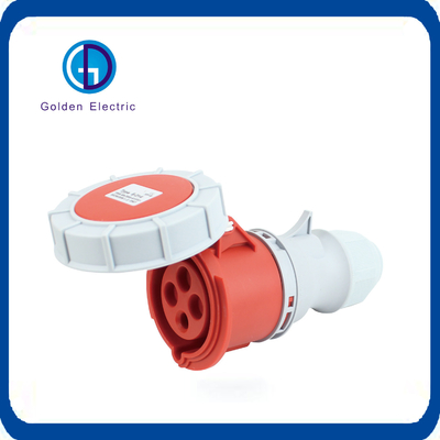 16A 32A 63A 125A Industrial Socket Plug with Cover Socket IP 67 Type Male and Female