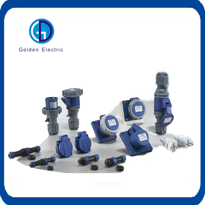 16A 32A Panel Mounted Industrial Plug and Socket for IP44 Male and Female Connections