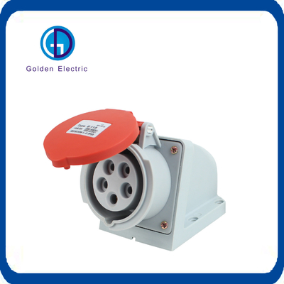 16A 32A Panel Mounted Industrial Plug and Socket for IP44 Male and Female Connections