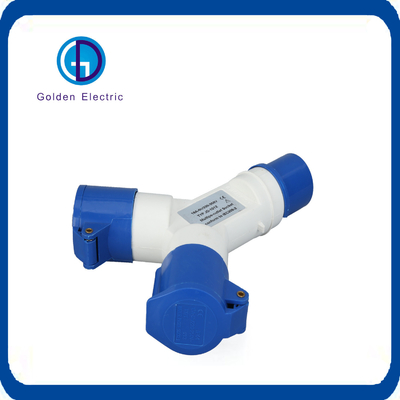 Kablo Arayüzü Tipi CCC Sertifikasyonu 2p E IP44 230V 2p 3p 16A 2/3 Way Endüstriyel Plug
