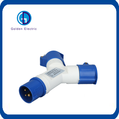 Kablo Arayüzü Tipi CCC Sertifikasyonu 2p E IP44 230V 2p 3p 16A 2/3 Way Endüstriyel Plug