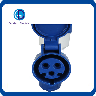 Kablo Arayüzü Tipi CCC Sertifikasyonu 2p E IP44 230V 2p 3p 16A 2/3 Way Endüstriyel Plug