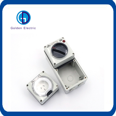 Brass Connector Material Used in Zealand Rainproof Socket for Industrial Applications